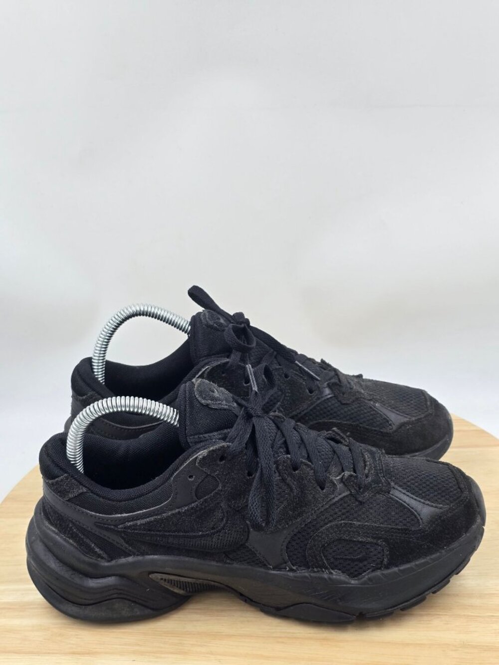 Nike AL8 Running Shoes Womens 7.5 Triple Black Athletic FJ3794-002 Sneakers